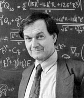 Сэр Роджер Пенроуз - английский учёный, активно работающий в различных областях математики, общей теории относительности и квантовой теории; автор теории твисторов.
