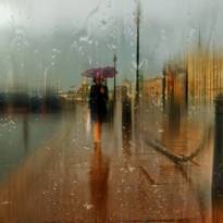Питерская дождливая.. (Дождливые городские пейзажи в картинных фотографиях Эдуарда Гордеева)