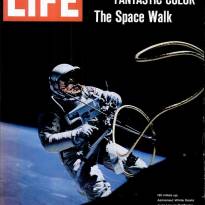 «16 страниц фантастического цвета. Космическая прогулка». 18 июня 1965 г. Большая космическая гонка глазами американцев.