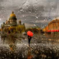 Санкт-Петербург. Лето. (2) (Дождливые городские пейзажи в картинных фотографиях Эдуарда Гордеева)