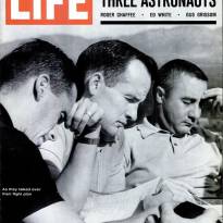 «Три астронавта. Роджер Чаффи. Эд Уайт. Гас Гриссом». 3 февраля 1967 г. Большая космическая гонка глазами американцев.