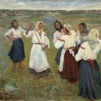Чувашские девушки © Николай Фешин (1881 - 1955)