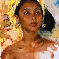 Девочка с острова Бали (После 1938 г.) © Николай Фешин (1881 - 1955)