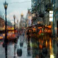 Дождливые городские пейзажи в картинных фотографиях Эдуарда Гордеева (10)