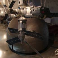 Надувной планетарий в Музее Космонавтики.