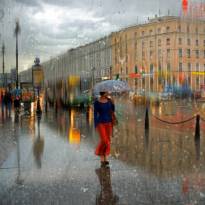 Дождливые городские пейзажи в картинных фотографиях Эдуарда Гордеева (14)