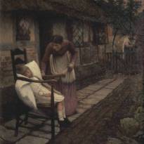 The Man with the Scythe, 1896. «Человек с Косой». © Henry Herbert La Thangue.