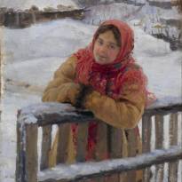 Русская краса. Автор: Федот Васильевич Сычков (1870 - 1958).