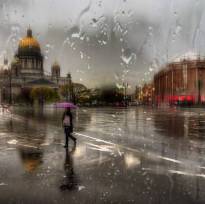 Дождливые городские пейзажи в картинных фотографиях Эдуарда Гордеева (3)
