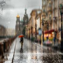 Дождливые городские пейзажи в картинных фотографиях Эдуарда Гордеева (9)