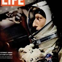 «Астронавт Конрад перед стартом». 3 сентября 1965 г. Большая космическая гонка глазами американцев.