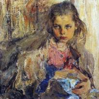 Портрет Катеньки. 1912 г. © Николай Фешин (1881 - 1955)