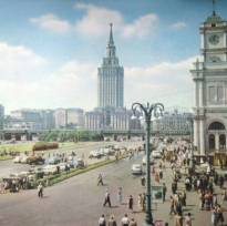 Комсомольская площадь. Москва конца 1950-х.