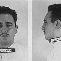 Редкий снимок. Фидель Кастро без бороды в период недолгого тюремного заключения (1953-55 гг.).