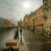 Дождливые городские пейзажи в картинных фотографиях Эдуарда Гордеева (8)