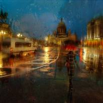 Утро ноября (Дождливые городские пейзажи в картинных фотографиях Эдуарда Гордеева)