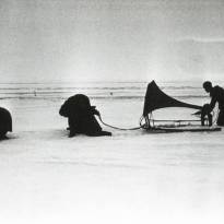 Радиопередвижка с пропагандистами на передовой призывающими немецких солдат сдаваться в плен. 1943 г. Фото Аркадия Шайхета (1898 - 1959 гг.)