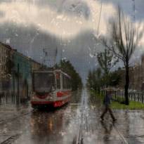 Дождливые городские пейзажи в картинных фотографиях Эдуарда Гордеева (13)