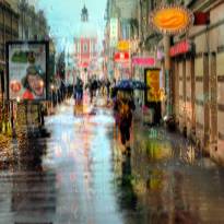 Дождливые городские пейзажи в картинных фотографиях Эдуарда Гордеева (20)