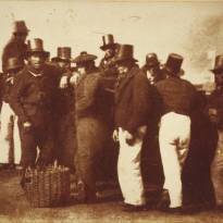 1843-47 гг. Неизвестные люди в Ньюхэвене (Newhaven) на калотипе Роберта Адамсона.
