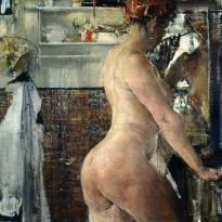 Обнаженная в ванной © Николай Фешин (1881 - 1955)