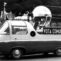 Италия, Рим, 1958, голосуйте за коммунистов. Когда-то было и так..